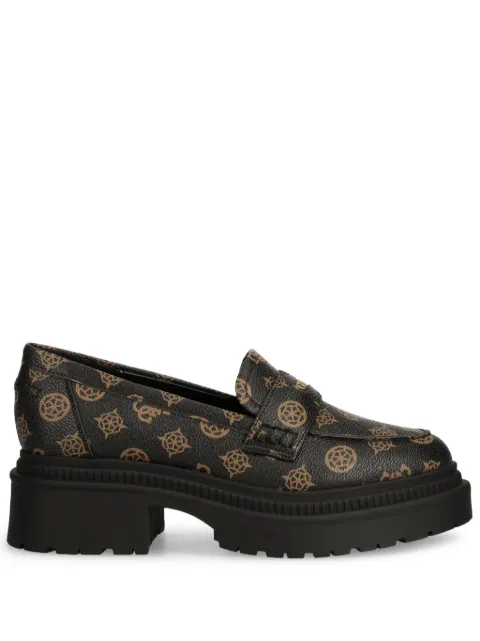 GUESS USA logo-stamp loafers 
