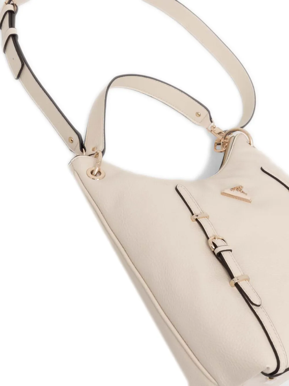 Guess Usa Large Levia Hobo Tote Bag In Neutrals