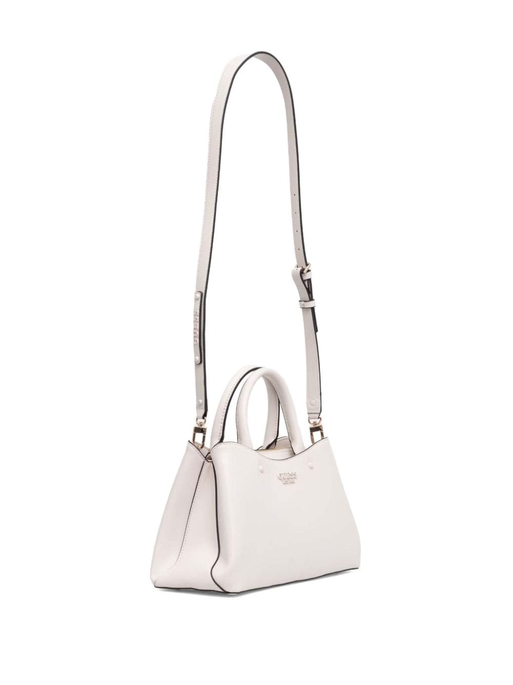 Shop Guess Usa Sarita Two-way Handbag In Neutrals