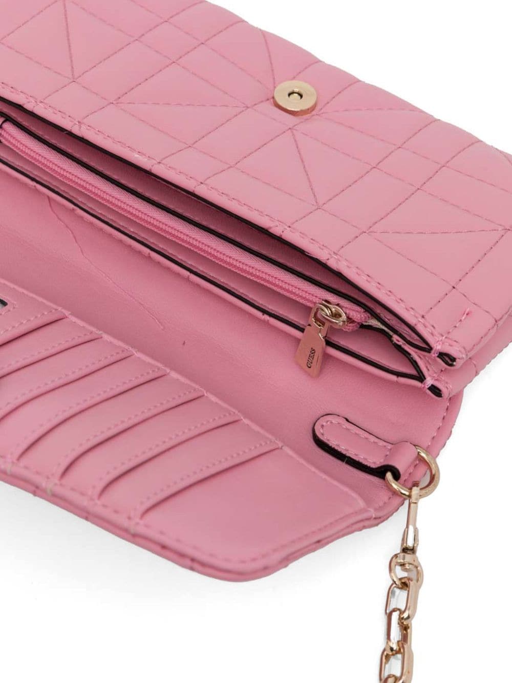 Shop Guess Usa Assia Clutch Bag In Pink