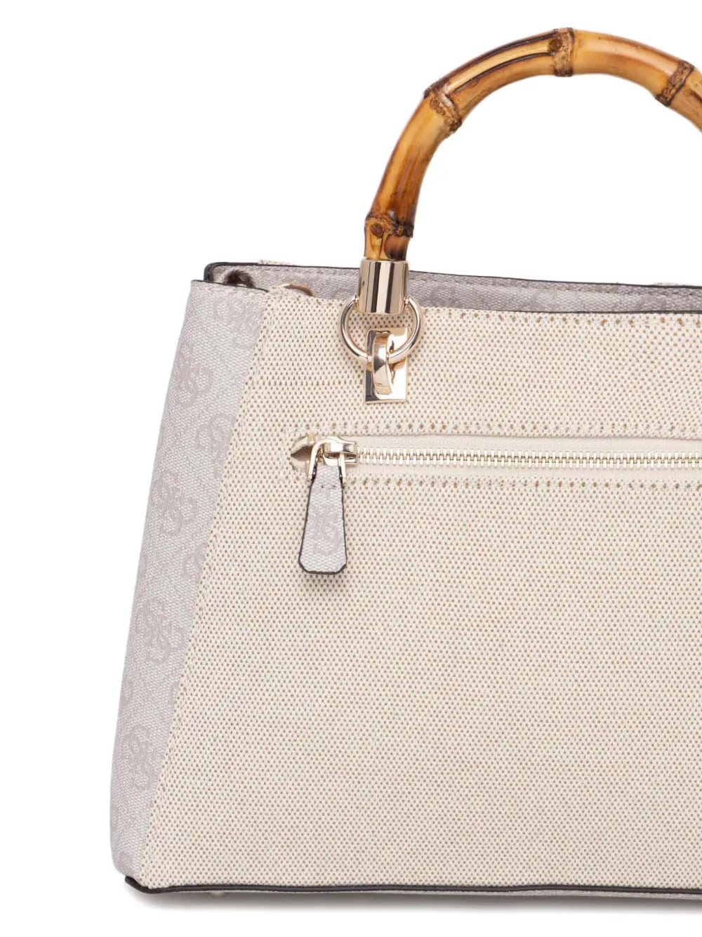 GUESS USA Kerima Bamboo shopper Beige