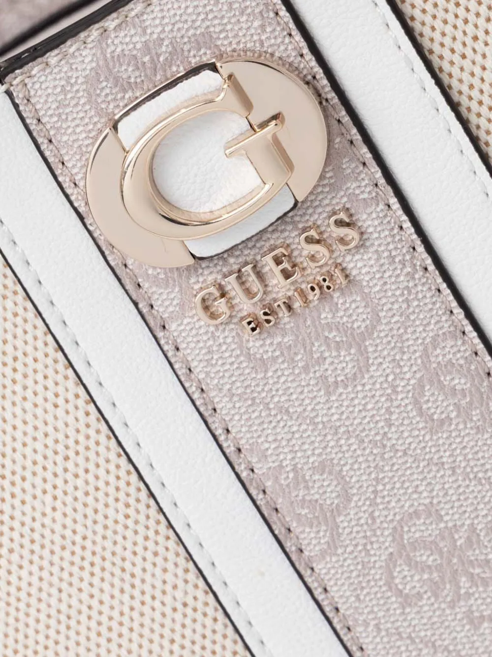 GUESS USA Kerima Bamboo shopper Beige