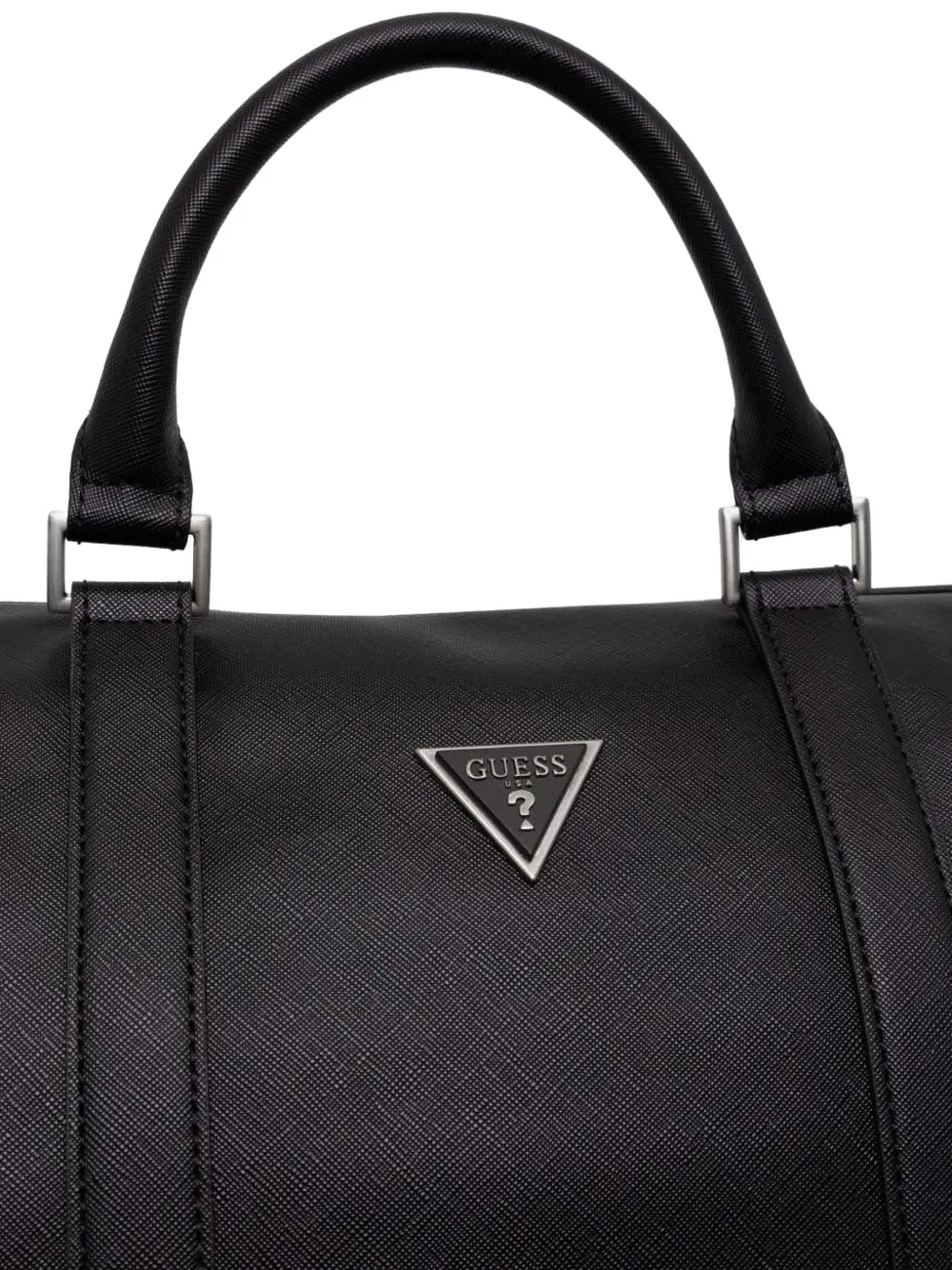 GUESS USA Weekendtas met logoplakkaat Zwart