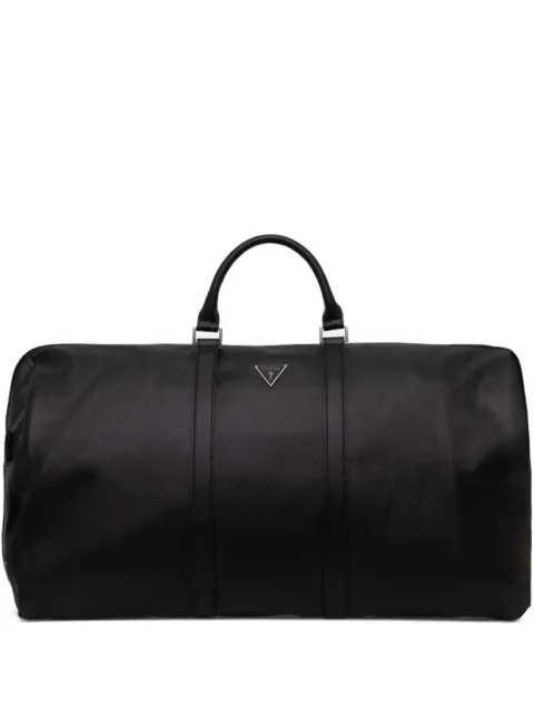 GUESS USA logo-plaque weekender bag