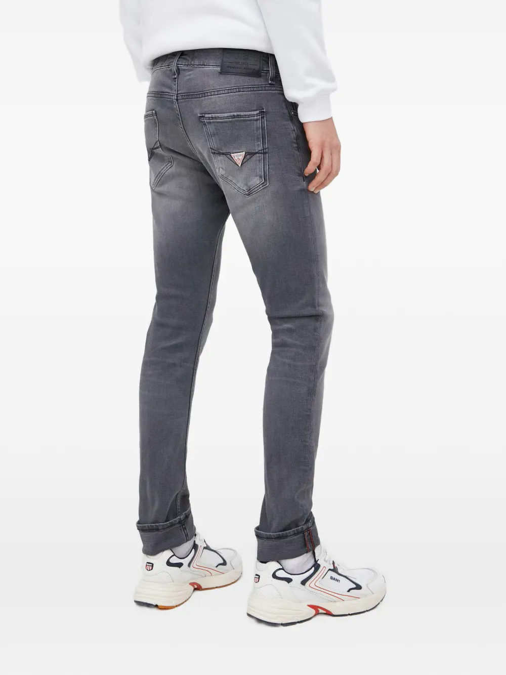 GUESS USA Miami jeans met logo Grijs