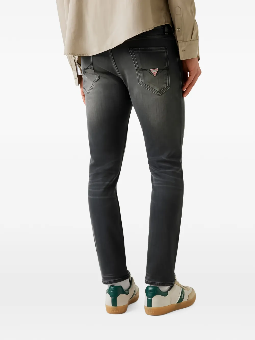 GUESS USA Miami jeans met logo Grijs
