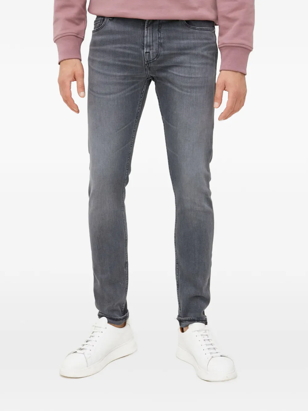 GUESS USA Jeans Chris con logo - Grigio