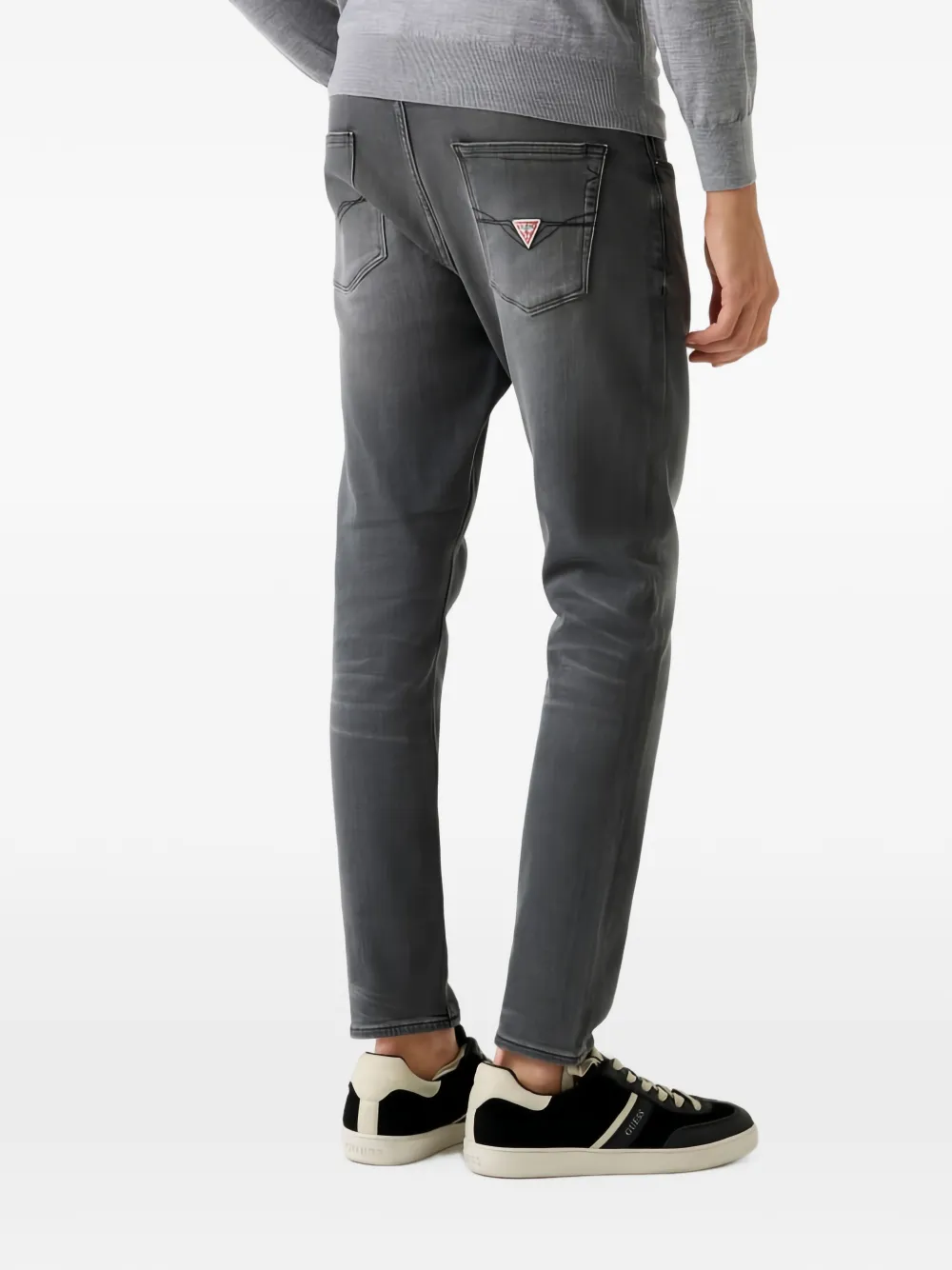 GUESS USA Chris jeans met logo Grijs