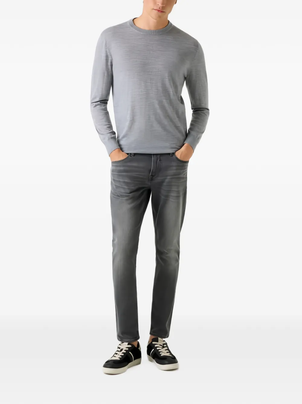 GUESS USA Chris jeans met logo Grijs