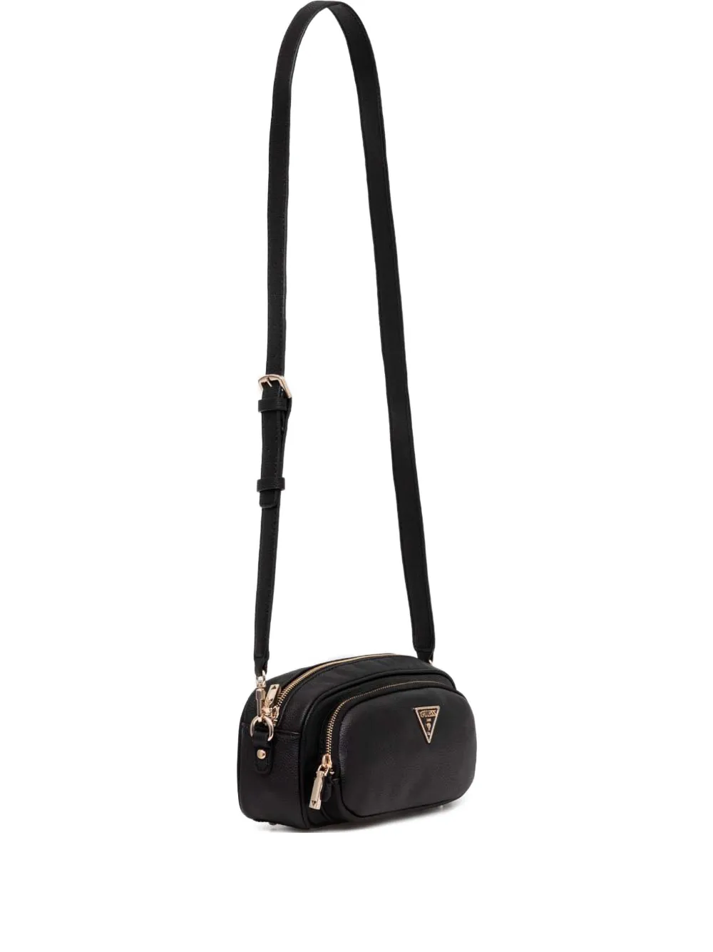GUESS USA zip-fastening logo-detail cross-body bag - Nero