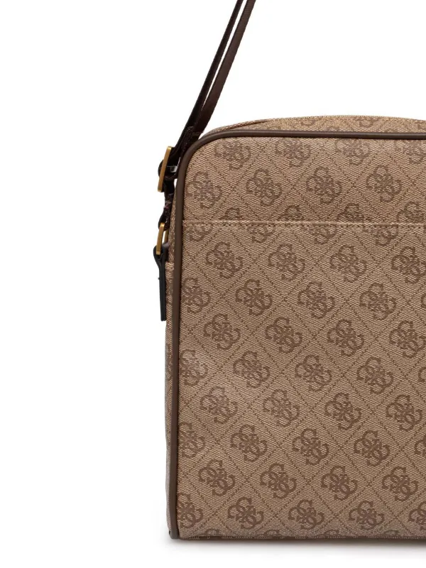 GUESS USA Vezzola Smart 4G Cross Body Bag | Brown | FARFETCH