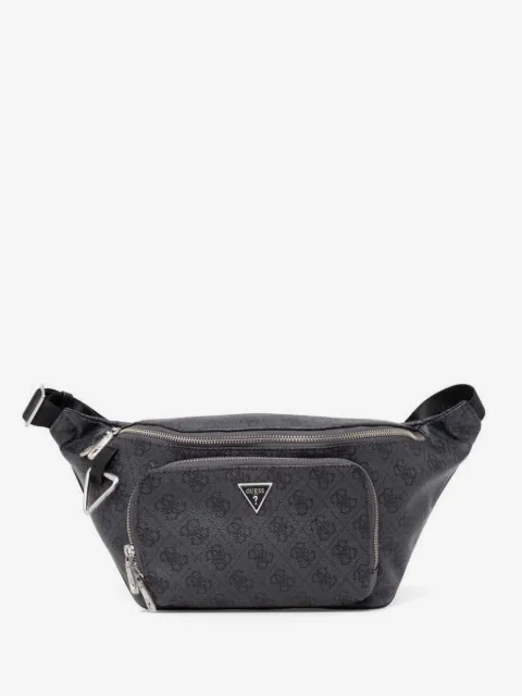 GUESS USA monogram-logo belt bag