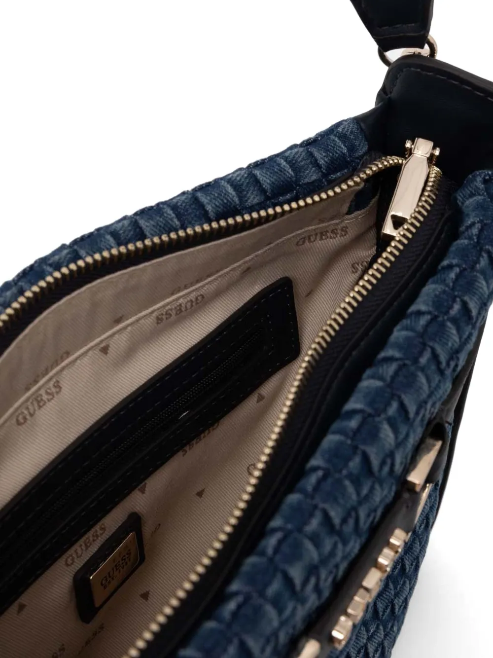 GUESS USA Crossbodytas met print Blauw