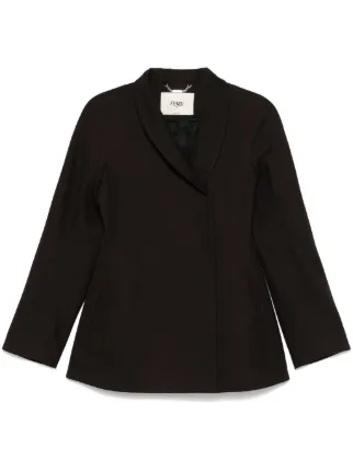 FENDI グランドプードル ジャケット | ブラウン | FARFETCH JP