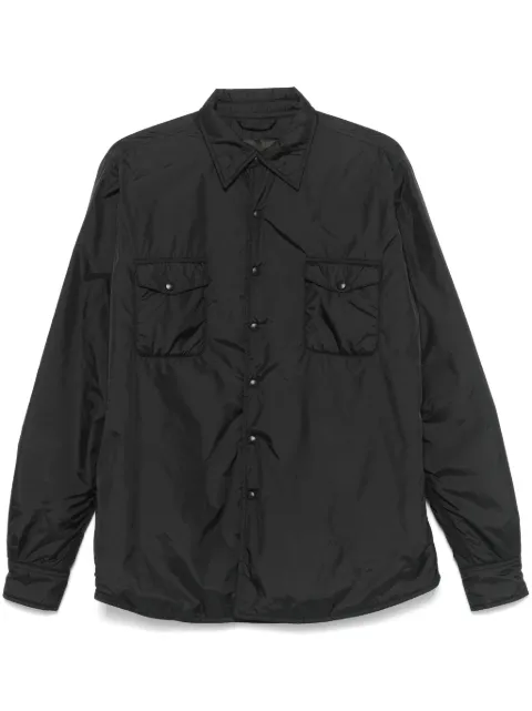White Sand padded-design shirt