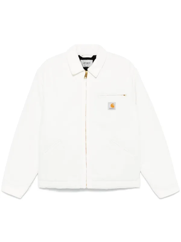 White carhartt jacket top