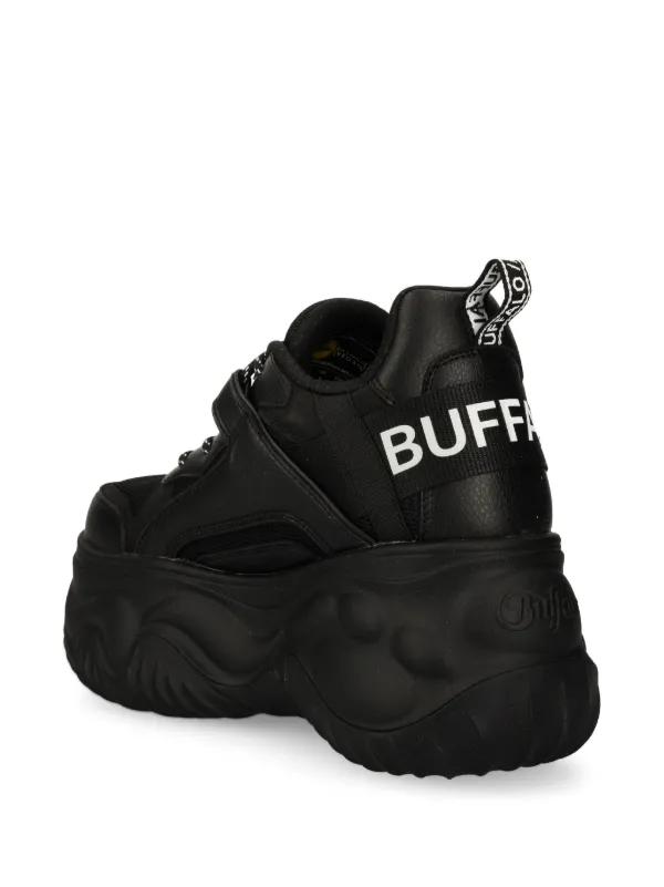 BUFFALO  Blader Matcha 厚底スニーカー Buffalo BLADER MATCHA Black - Free delivery | Spartoo NET