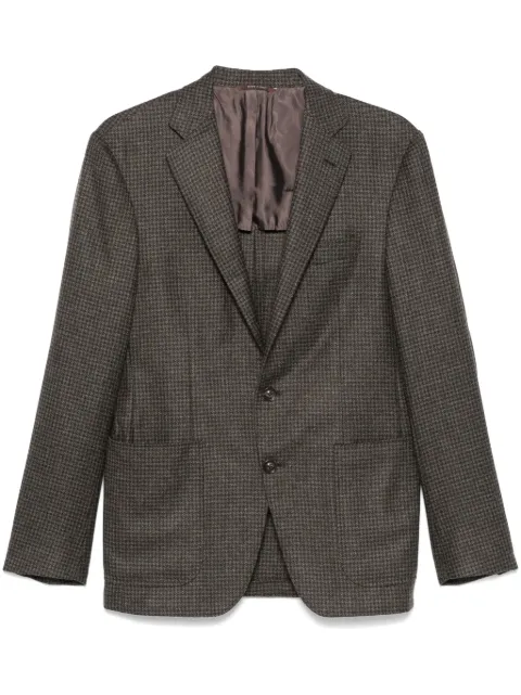 Canali houndstooth-pattern blazer