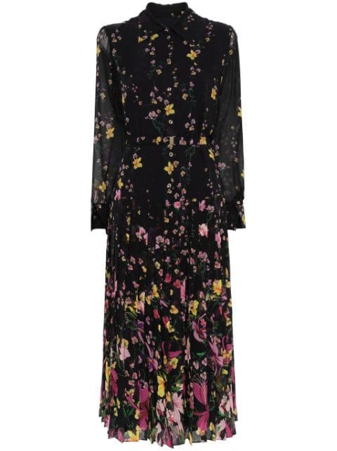 NISSA floral-print midi dress