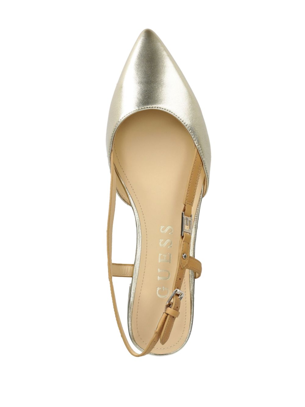 GUESS USA Follier ballerina's Goud