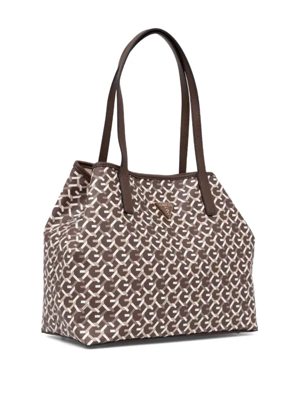 GUESS USA Vikky Tote Bag Brown FARFETCH PH