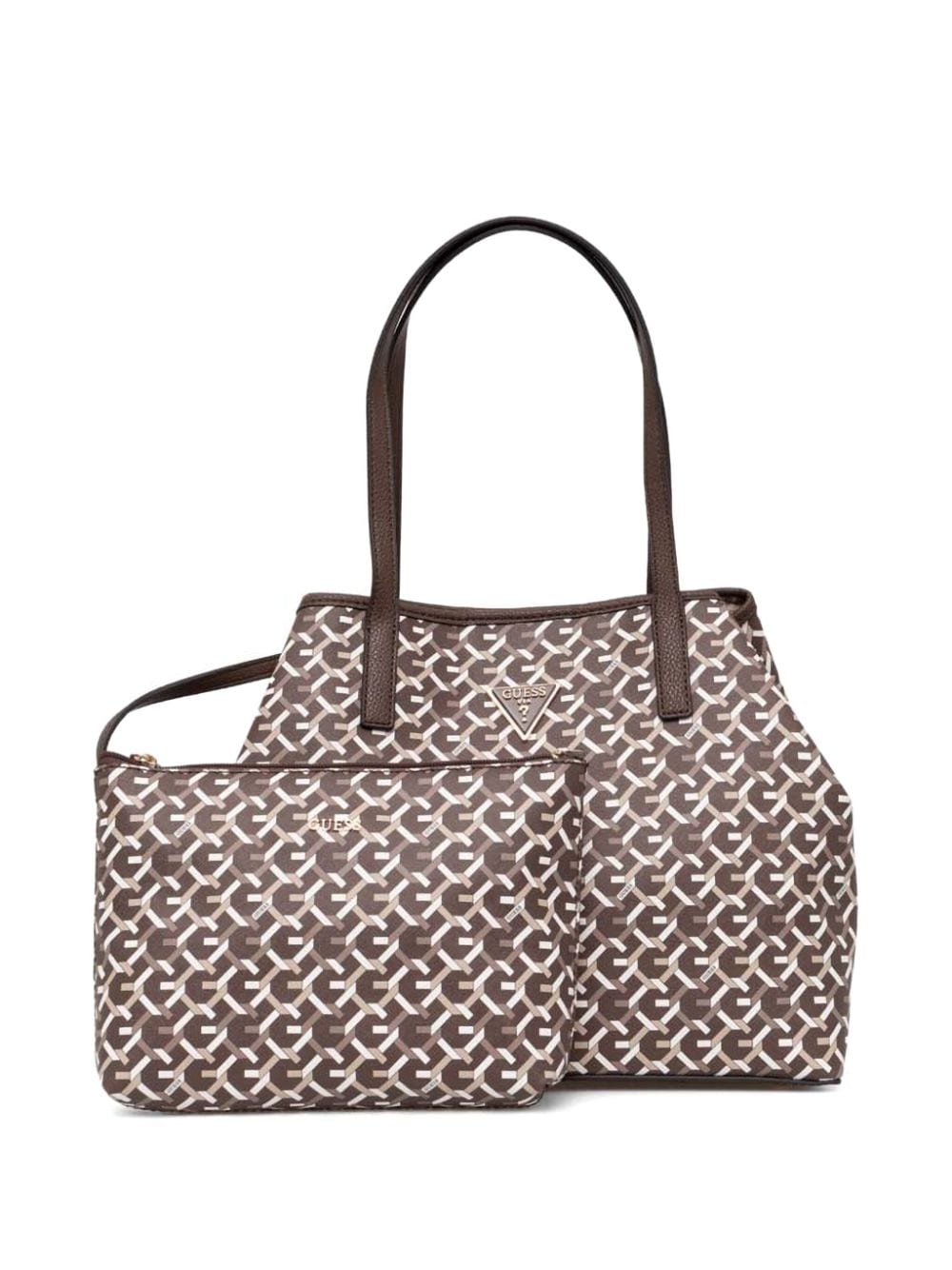 Shop Guess Usa Vikky Tote Bag In 褐色