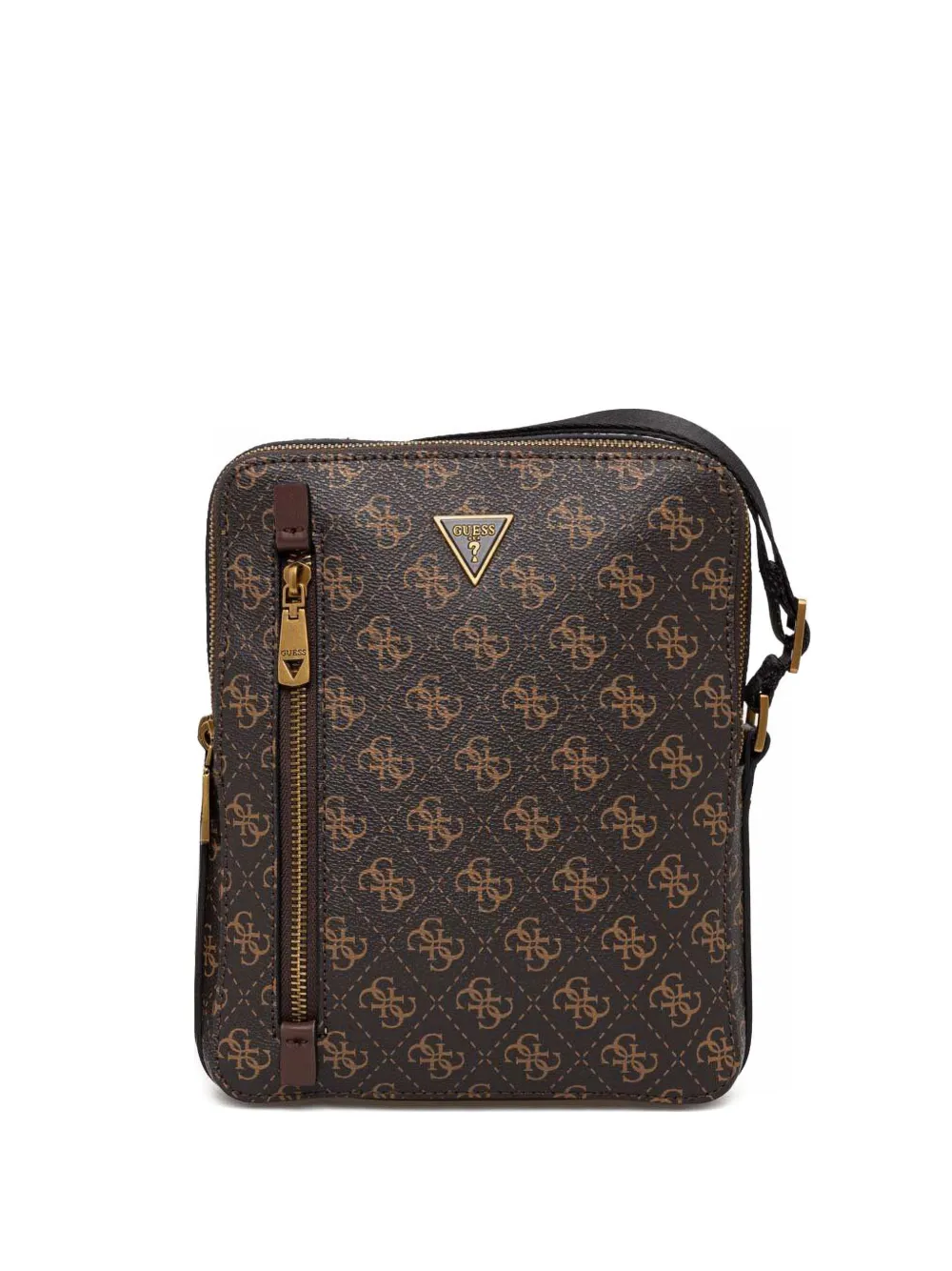 GUESS USA monogram messenge bag | Brown | Image 1