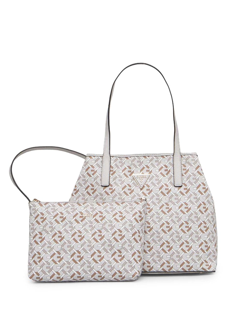 Shop Guess Usa Vikky Tote Bag In 灰色