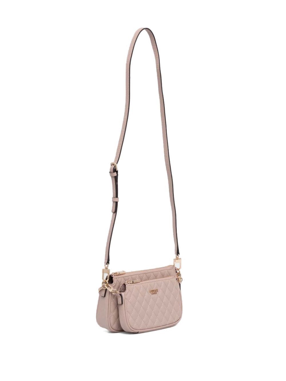 GUESS USA Yarmilla Double cross body bag - Roze