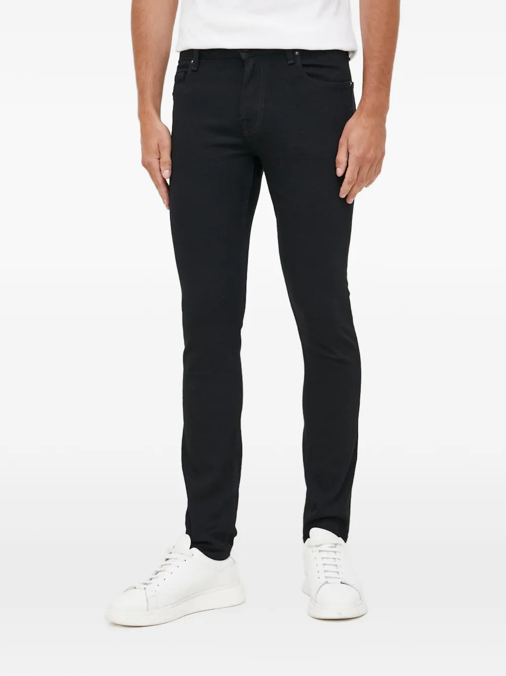 GUESS USA Jeans Chris con applicazione - Nero