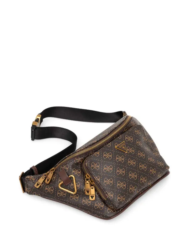 GUESS USA Milano 4G Belt Bag | Black | FARFETCH