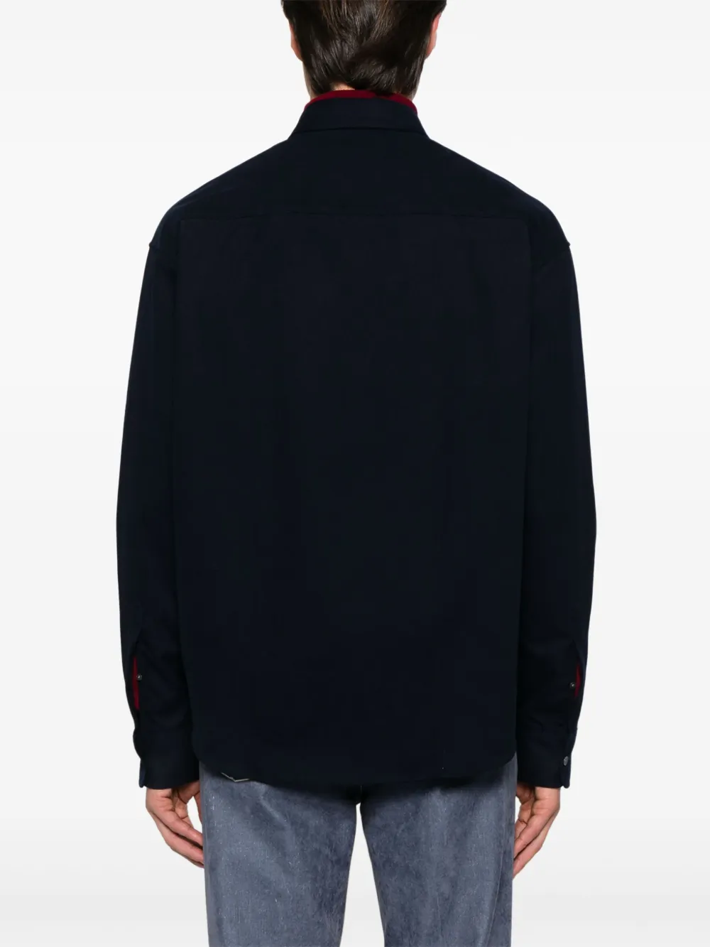 AMI Paris Ami de Coeur overhemd Blauw