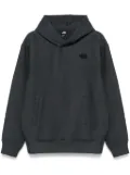 The North Face rubberised-logo hoodie - Grey