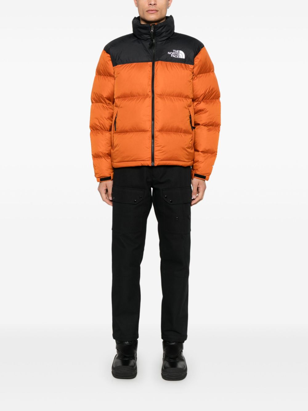 The North Face Donsjack met hoge hals - Oranje