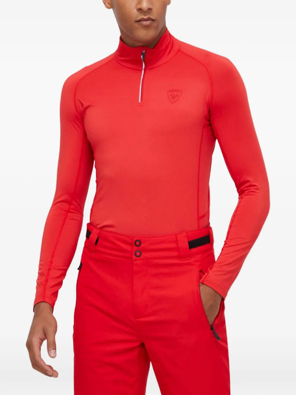 Rossignol 하프 지퍼 터틀넥 탑 | 레드 | Image 1