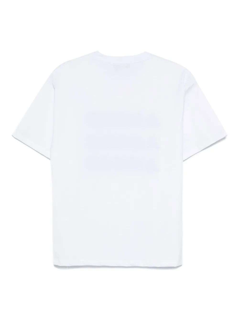 alessandro enriquez text-embroidered T-shirt - Wit