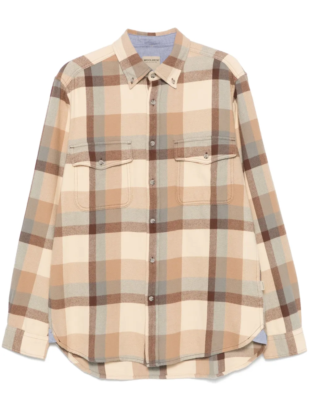 Woolrich checked shirt - Neutrals