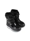 Calvin Klein Kids logo-appliqué snow boots - Black