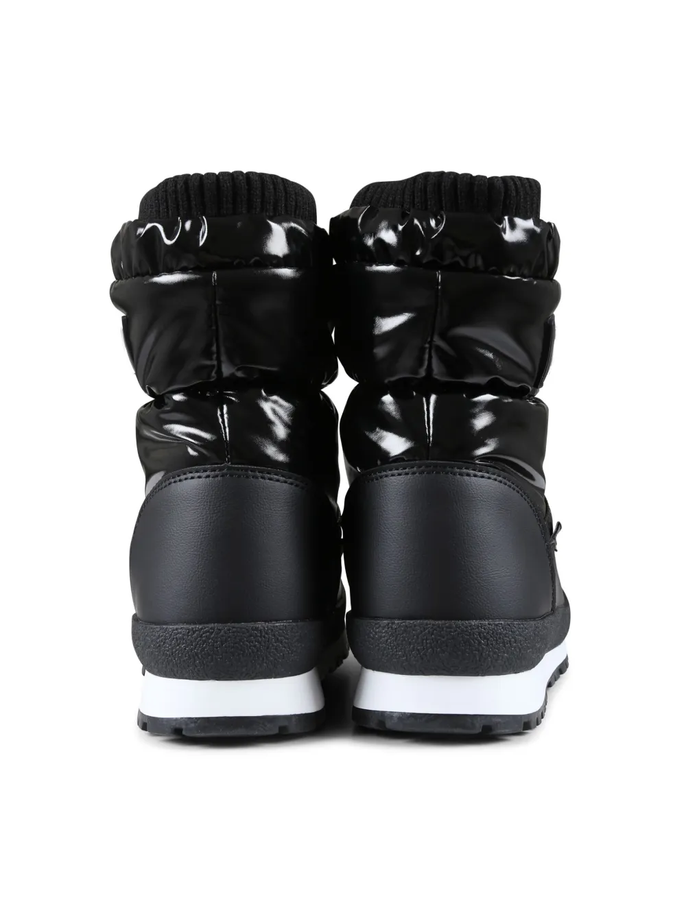 Calvin Klein Kids logo-appliqué snow boots Black