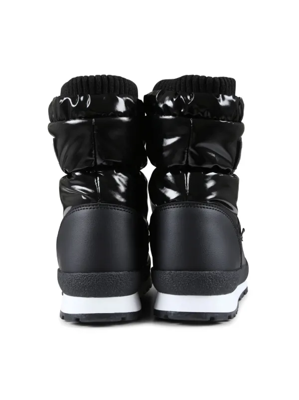 Kids black winter boots clearance