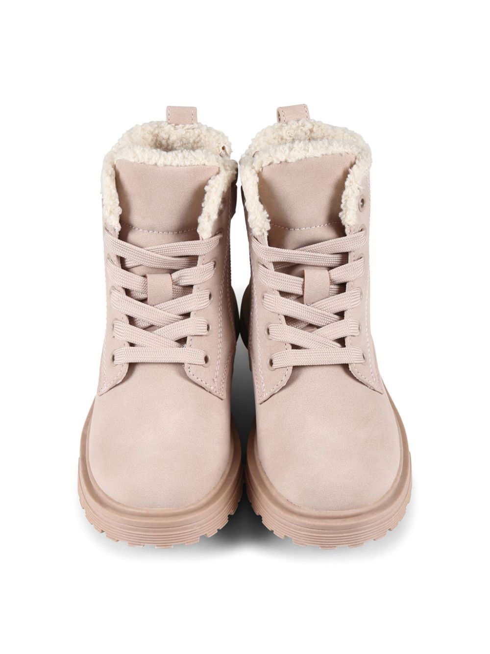 Calvin Klein Kids Combat boots met logoprint Roze