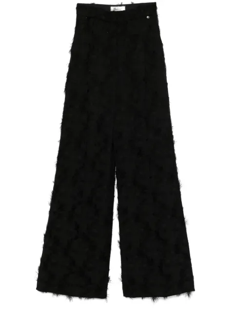 NISSA pantalones con motivo en jacquard