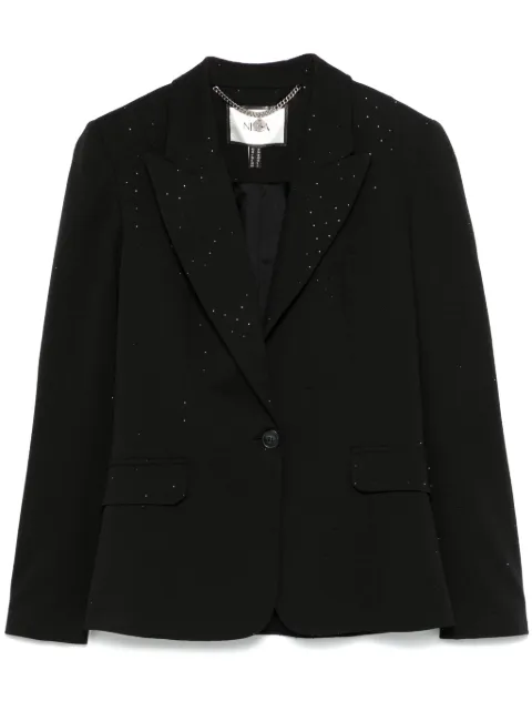 NISSA crystal-embellished blazer