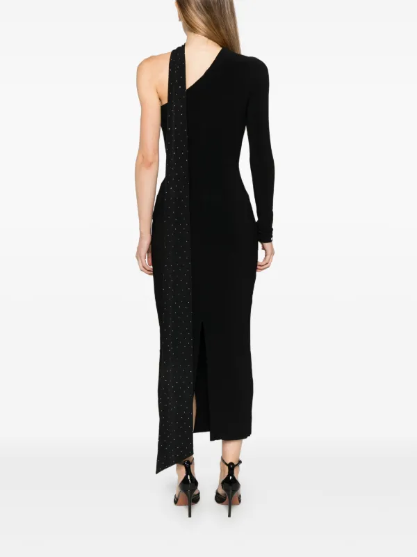 Nissa Crystal-embellished Maxi Dress - Black