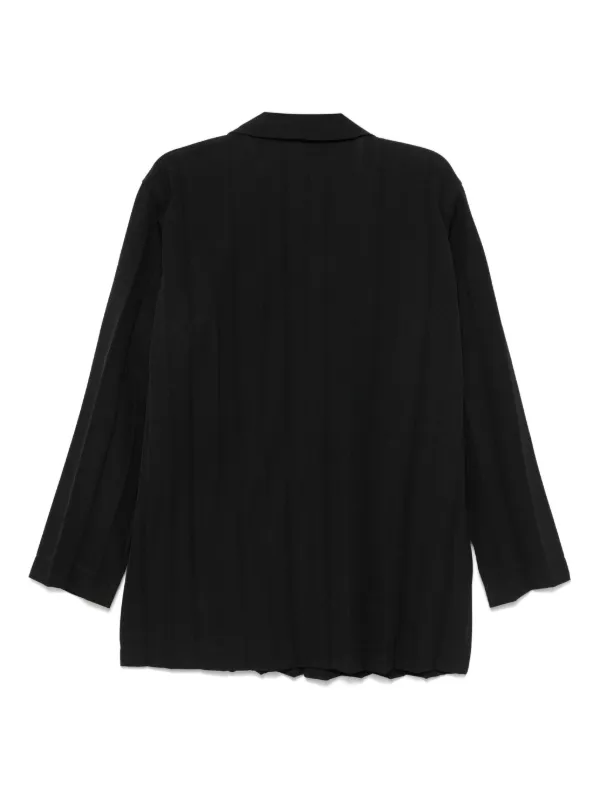 HOMME PLISSE ISSEY MIYAKE ジャケット　BLK 4 XL Homme Plissé Issey Miyake プリーツ ジャケット | ブラック