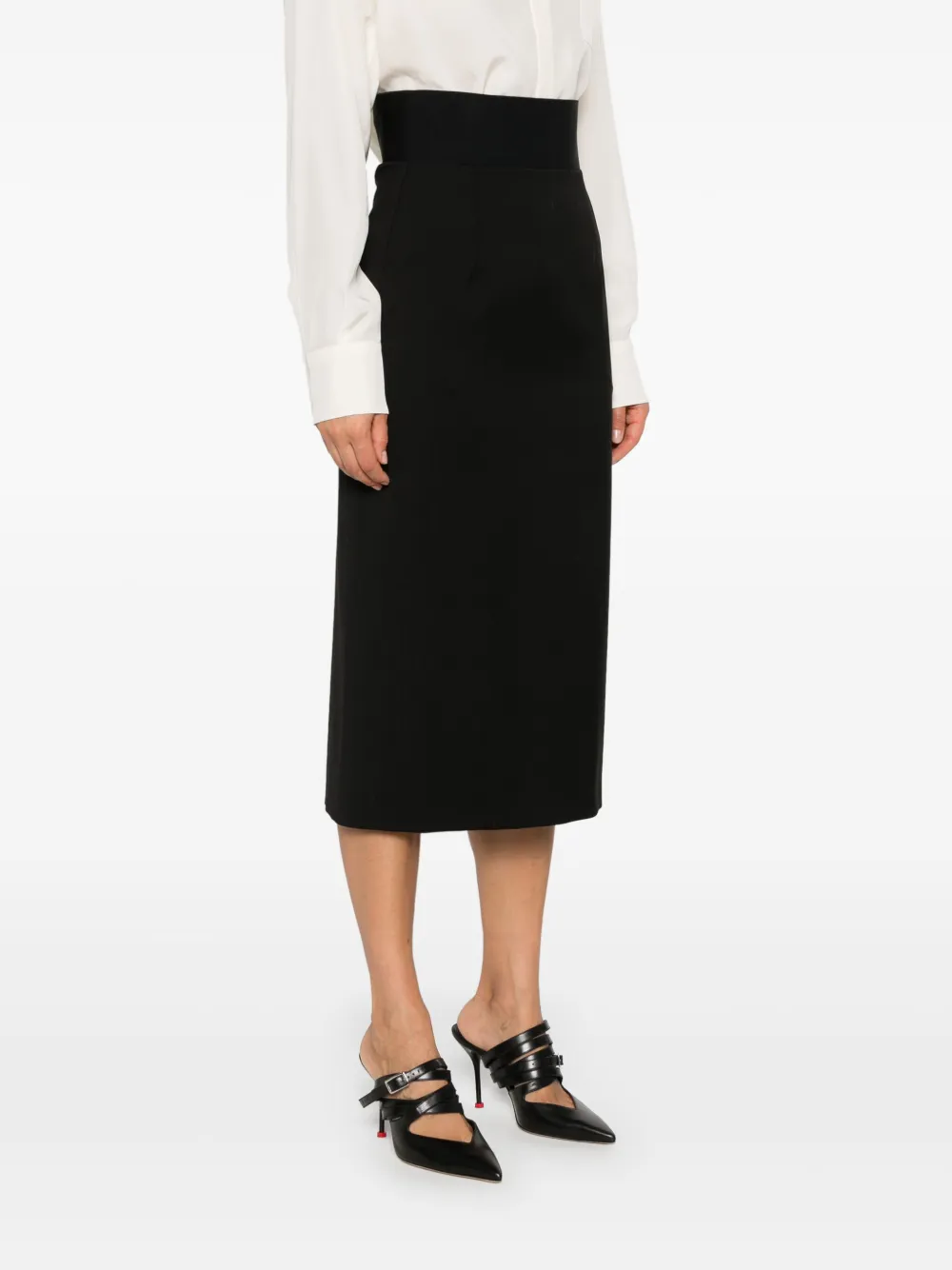 Sportmax Anny midi-rok Zwart