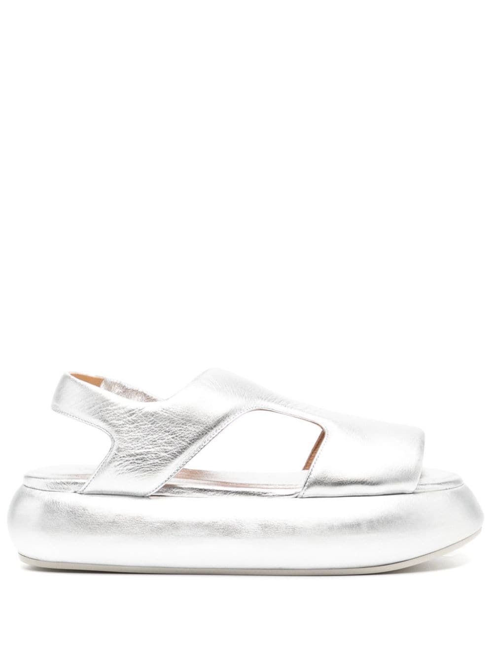 Marsèll leather sandals Metallic