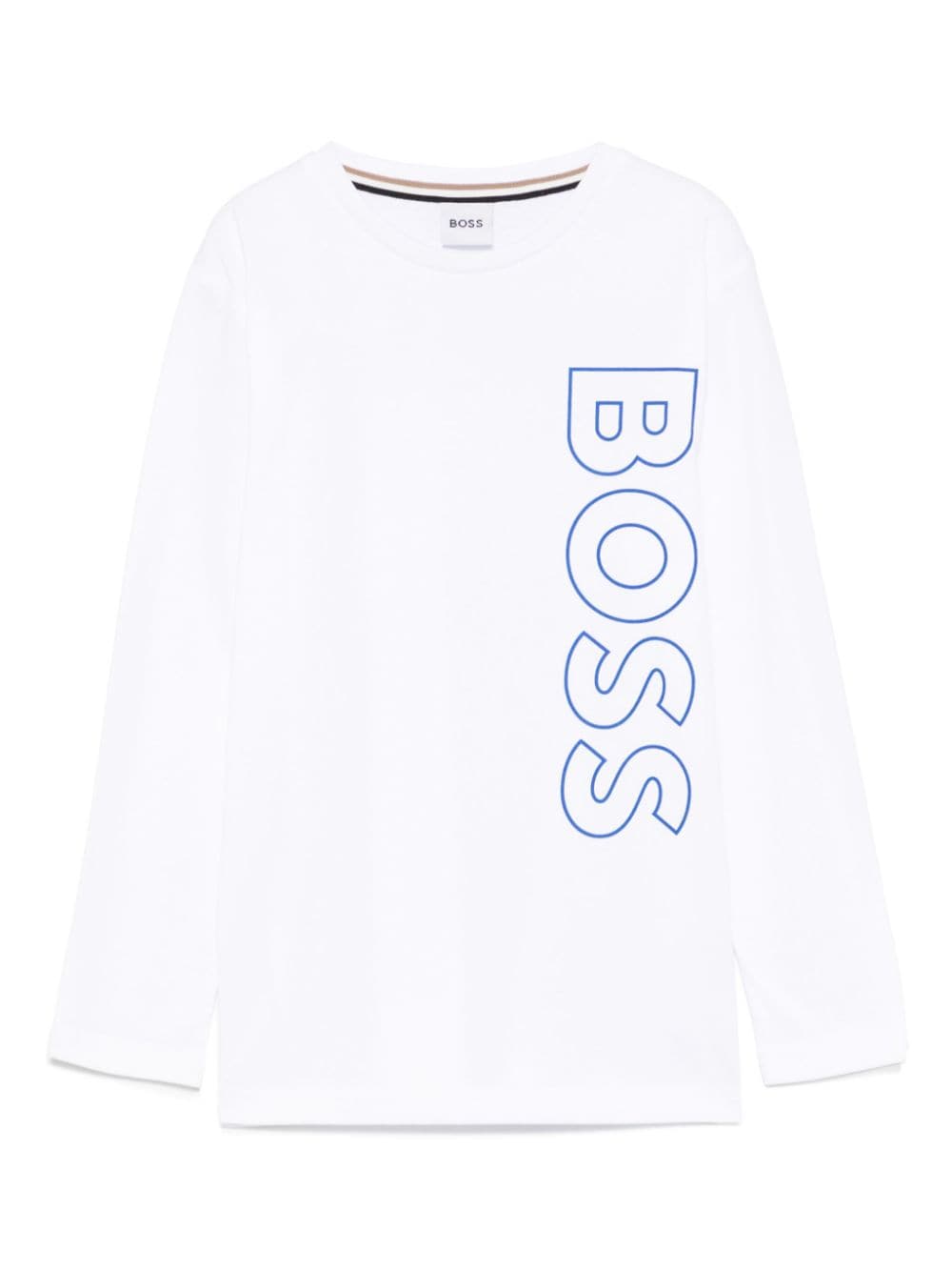 BOSS Kidswear T-shirt met logoprint Wit