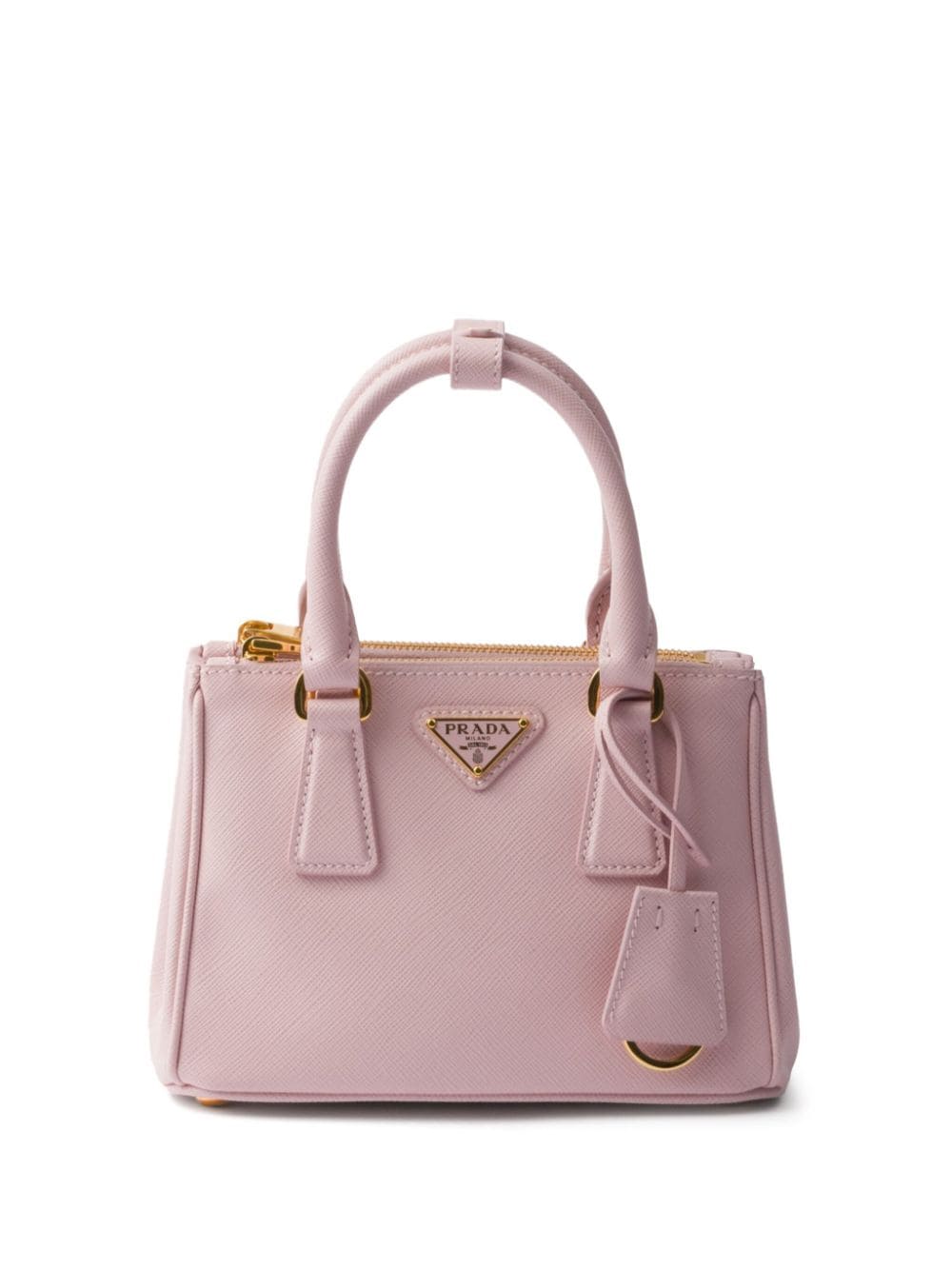 Shop Prada Galleria Saffiano Leather Mini Bag In Pink