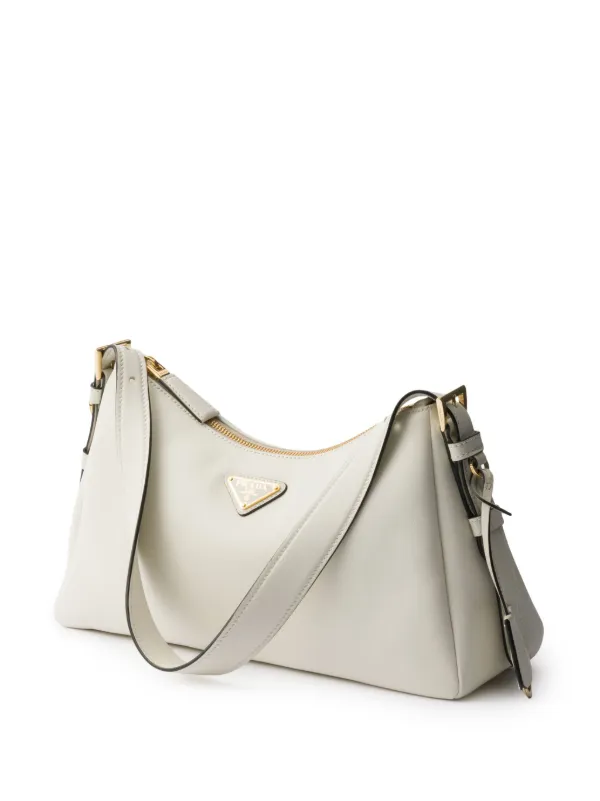 【PRADA】AIMEE MEDIUM SHOULDER BAG Prada Medium Aimée Shoulder Bag | White | FARFETCH CA